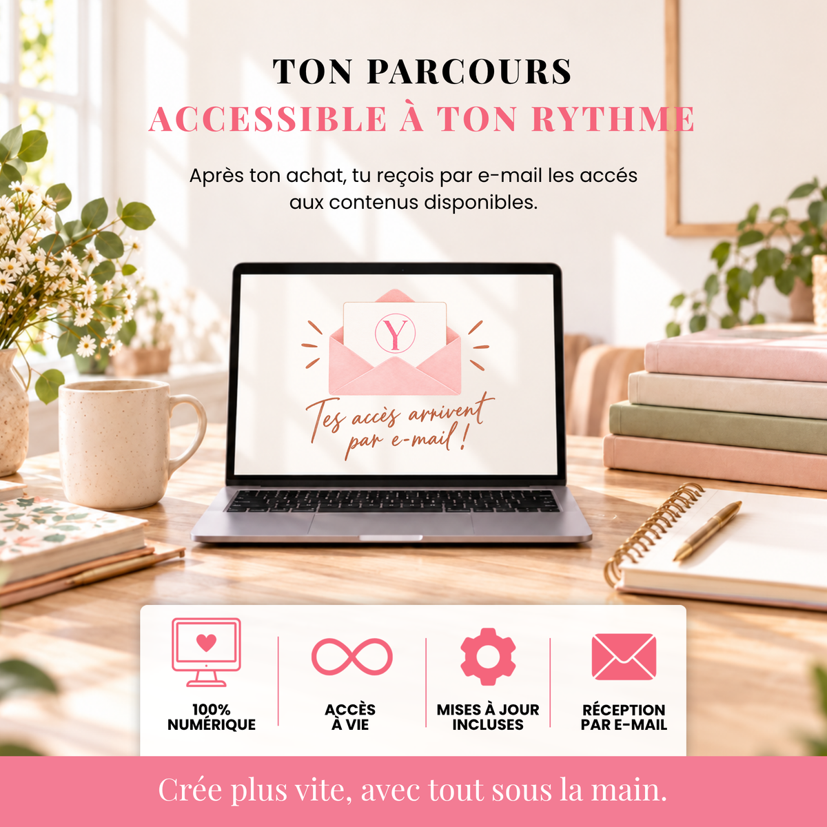 Pack Créatrice Pro – La méthode complète pour créer, lancer et développer ton activité