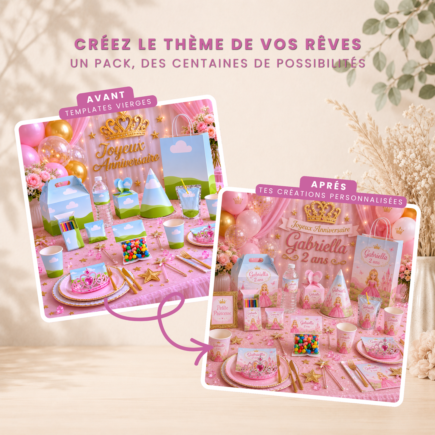 Méga Pack 150 Templates Canva – Emballages & Packaging Personnalisables