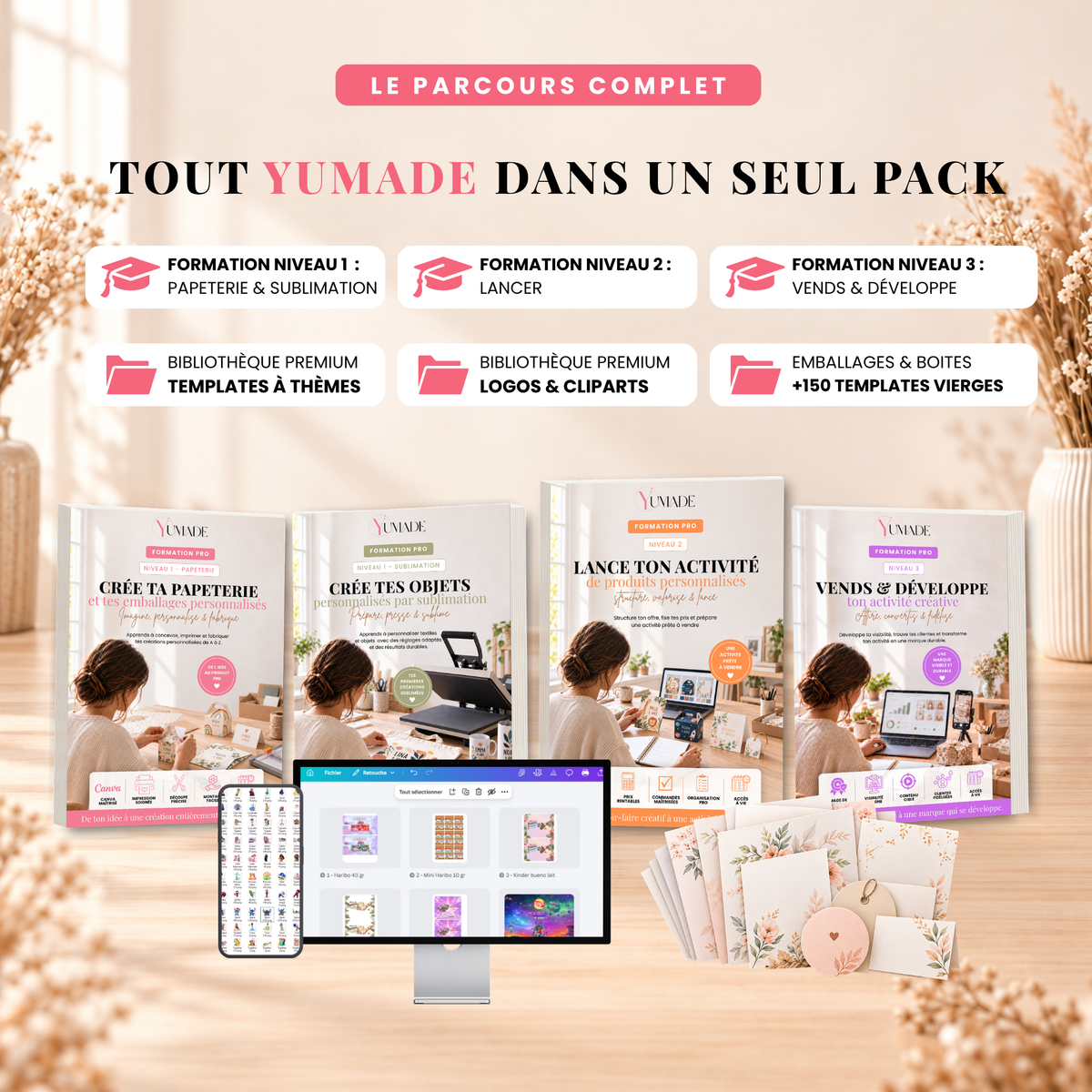 Pack Créatrice Pro – La méthode complète pour créer, lancer et développer ton activité