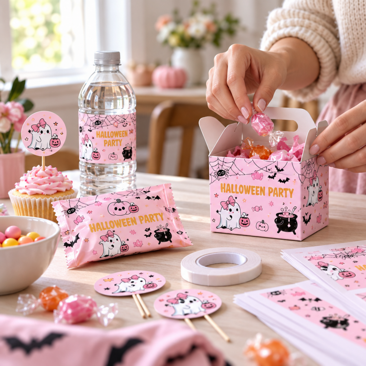 Pack Halloween Girly – 40 Templates Canva Personnalisables