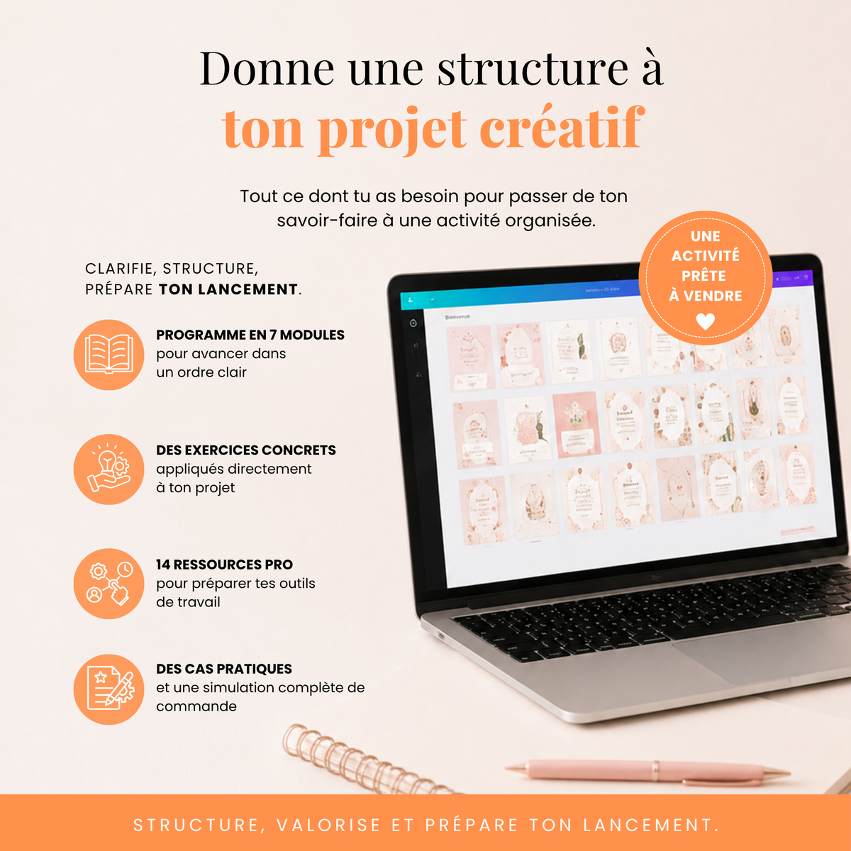 Formation Pro Niveau 2 – Lance ton activité de produits personnalisés