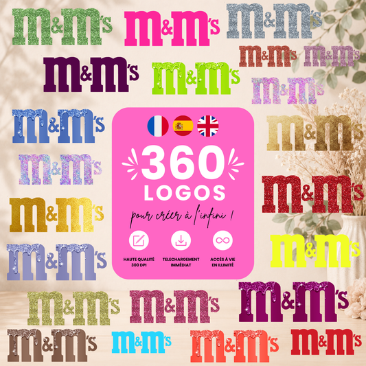 Logos M&M’s pack 360+ | PNG Haute Qualité