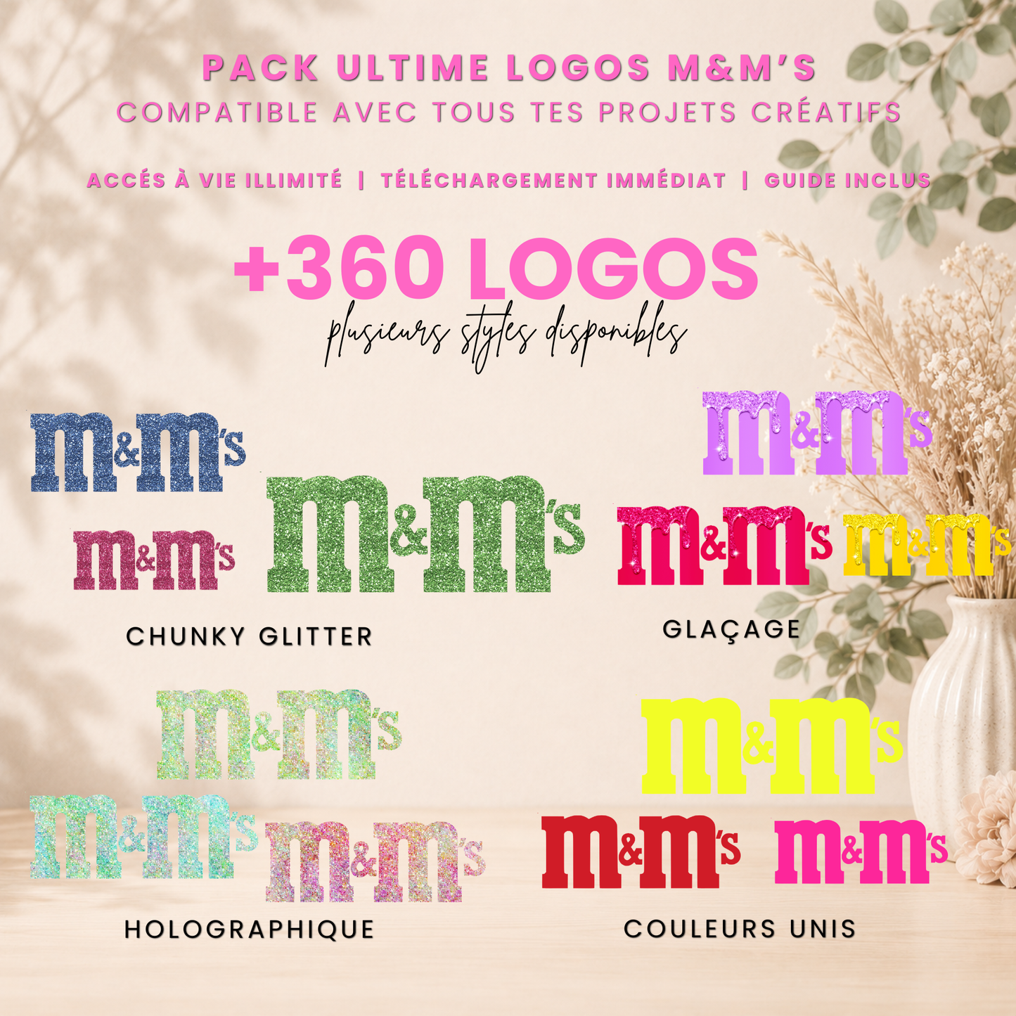 Logos M&M’s pack 360+ | PNG Haute Qualité