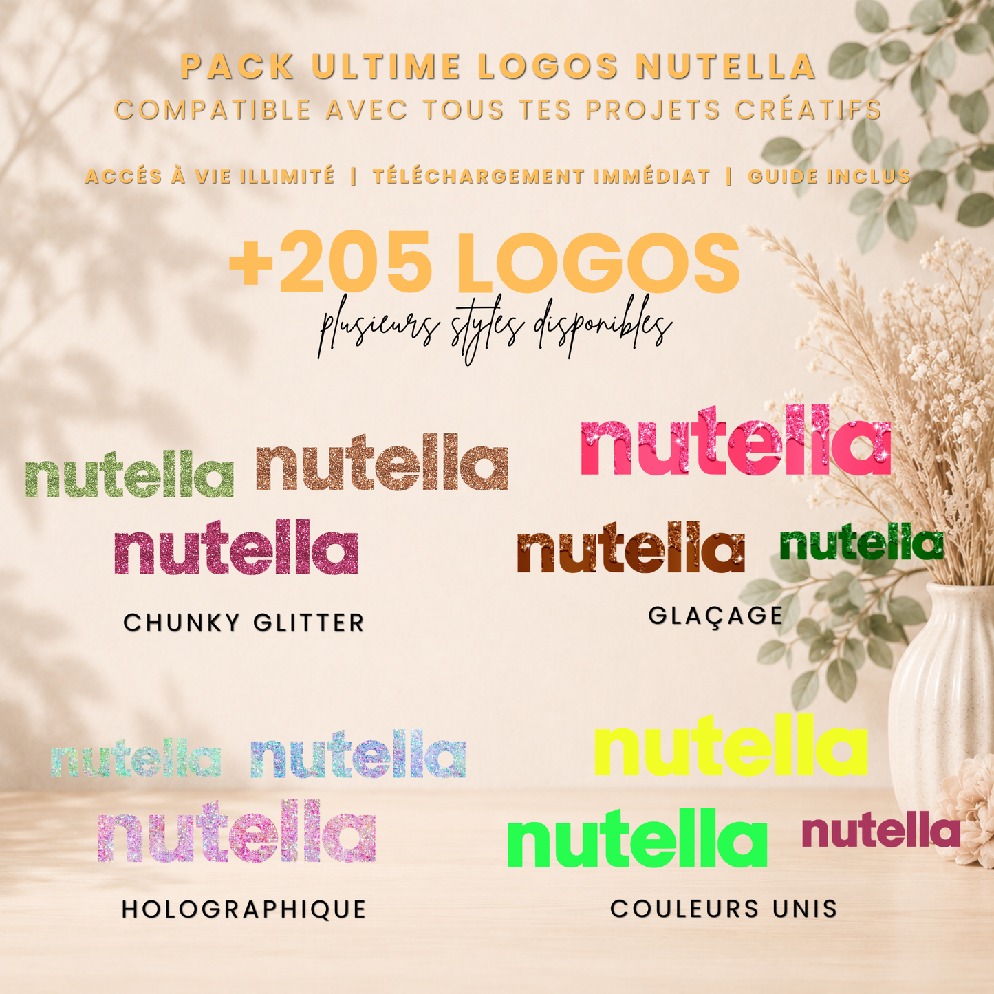 Logos Nutella pack 205+ | PNG Haute Qualité