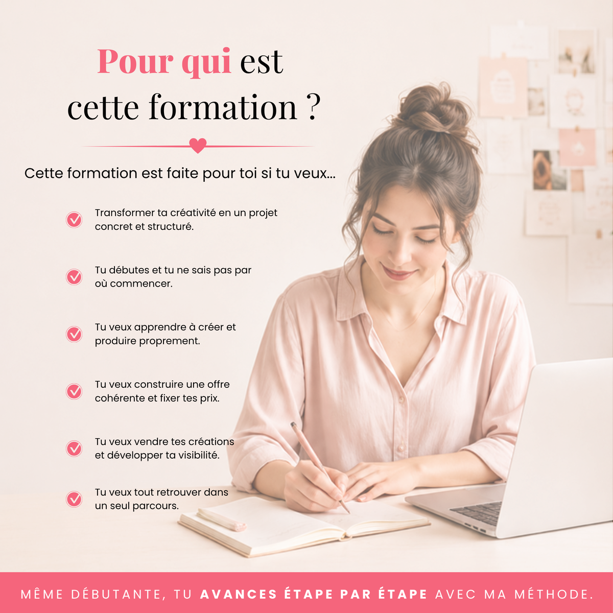 Pack Créatrice Pro – La méthode complète pour créer, lancer et développer ton activité
