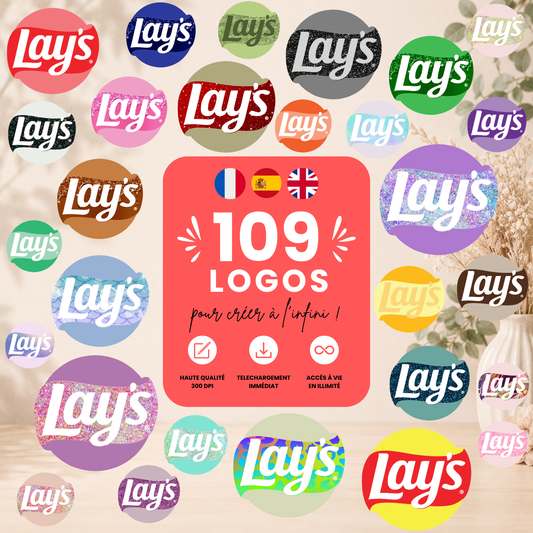Logos Lay's pack 109+| PNG Haute Qualité