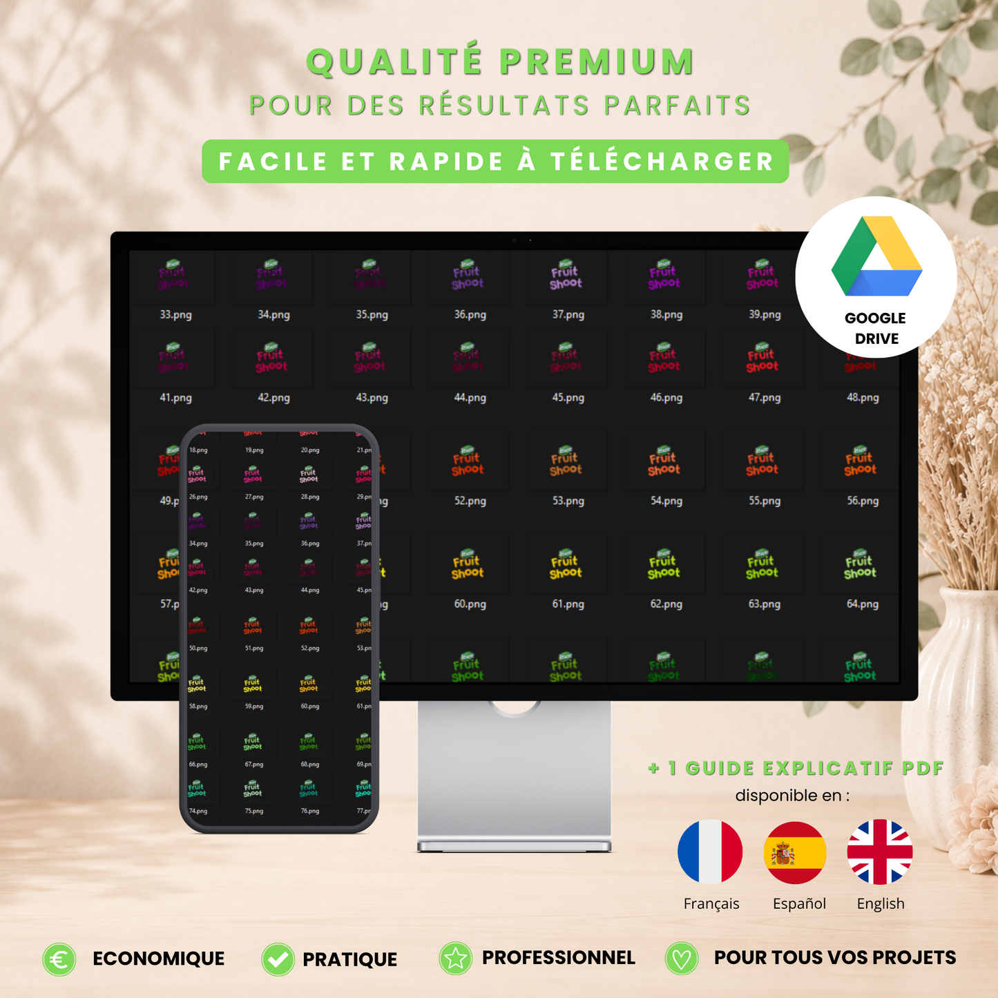 Logos Fruit Shoot pack 450+ | PNG Haute Qualité