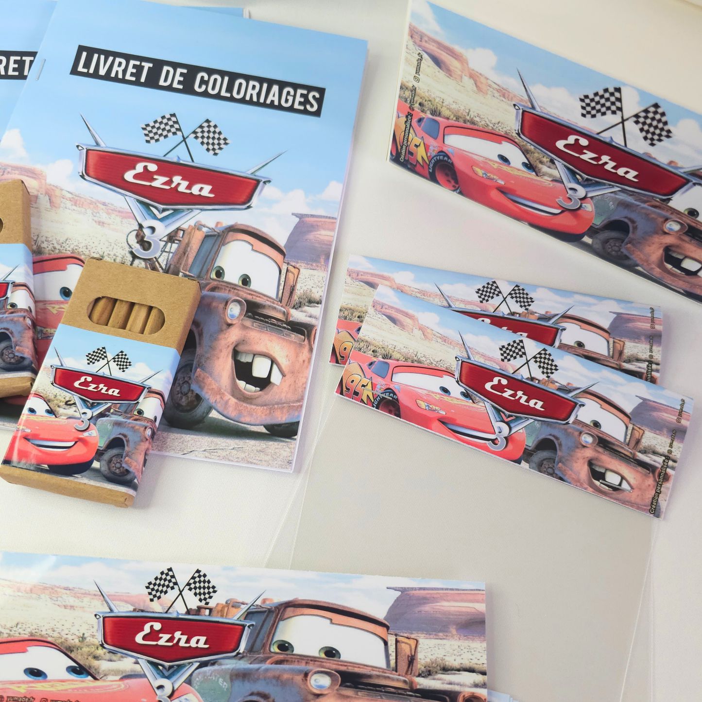 Pack Anniversaire Cars Disney - 40 Templates Canva Personnalisables