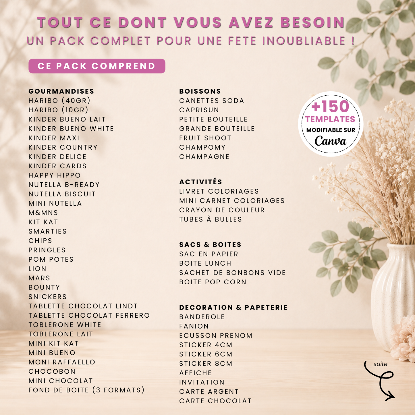 Méga Pack 150 Templates Canva – Emballages & Packaging Personnalisables
